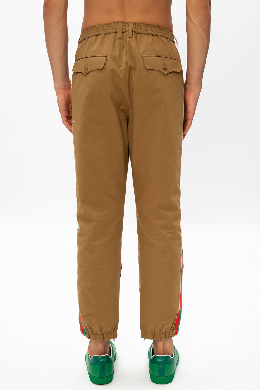 Gucci Web White trousers